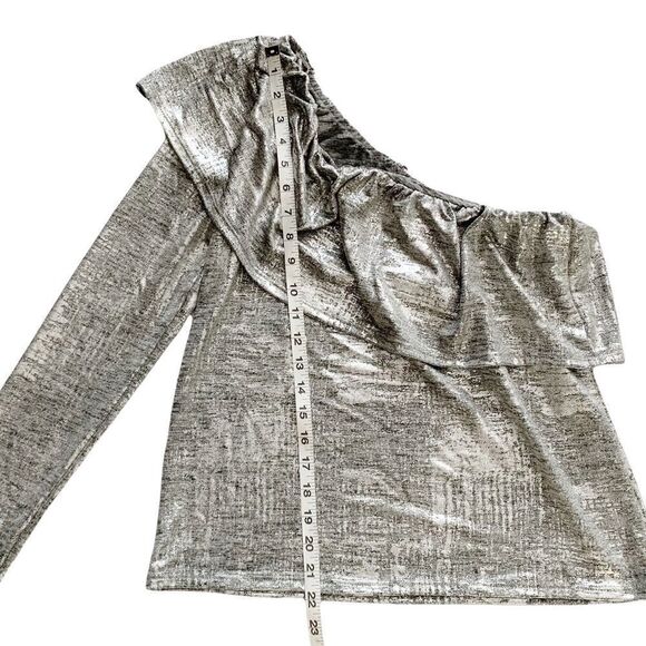 TROUVÉ Nordstrom One Shoulder Top! - Picture 3 of 7